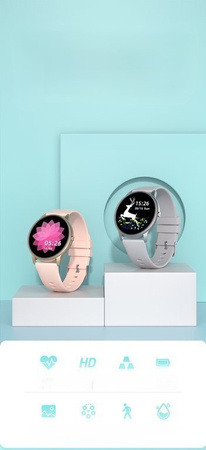 SMARTWATCH UNISEX G. Rossi SW015-5 gold (sg010e)