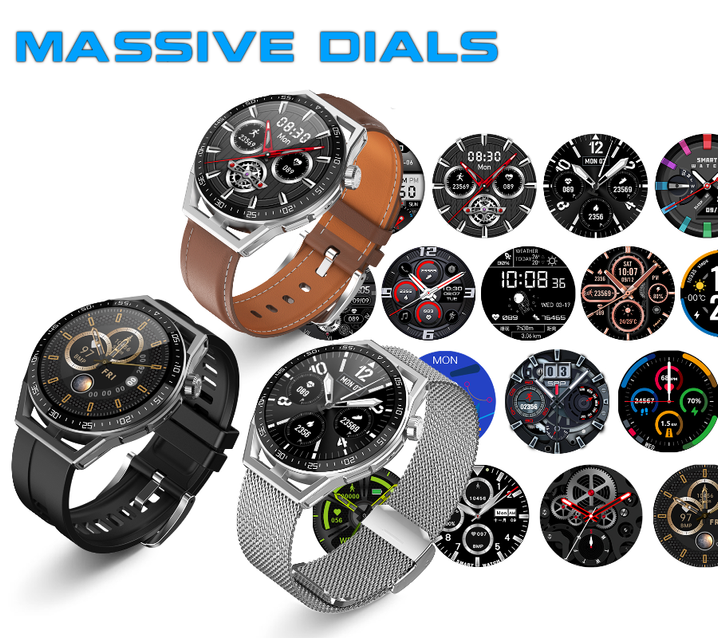 Rubicon RNCE88 MEN'S SMARTWATCH - CONNECTIONS, OWN dial (sr033d)
