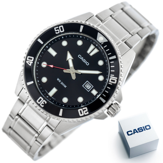 Casio Men's Watch MDV-107D-1A1 WR200 + BOX