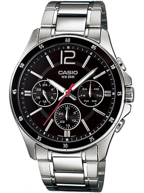 ZEGAREK MĘSKI CASIO MTP-1374D-1AV (zd063b) + BOX