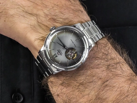 Zegarek Męski Orient Classic Bambino Open Heart RA-AG0029N10B + BOX