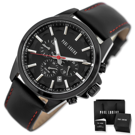 ZEGAREK MĘSKI PAUL LORENS - PL20010A-1A3 (zg379b) + BOX