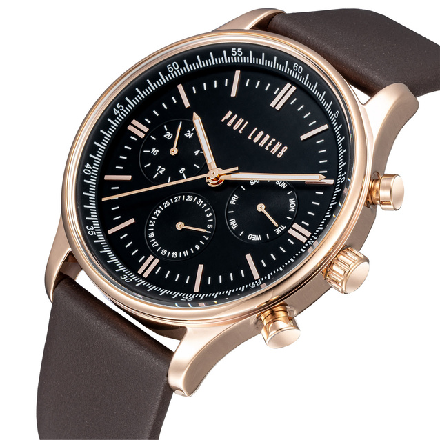 PAUL LORENS MALE WATCH - PL10602A2-1B1 (zg362g) + BOX