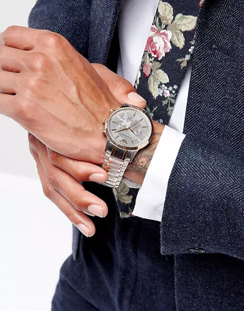 EMPORIO ARMANI MEN'S WATCH AR11077 - RENATO (zi068c)