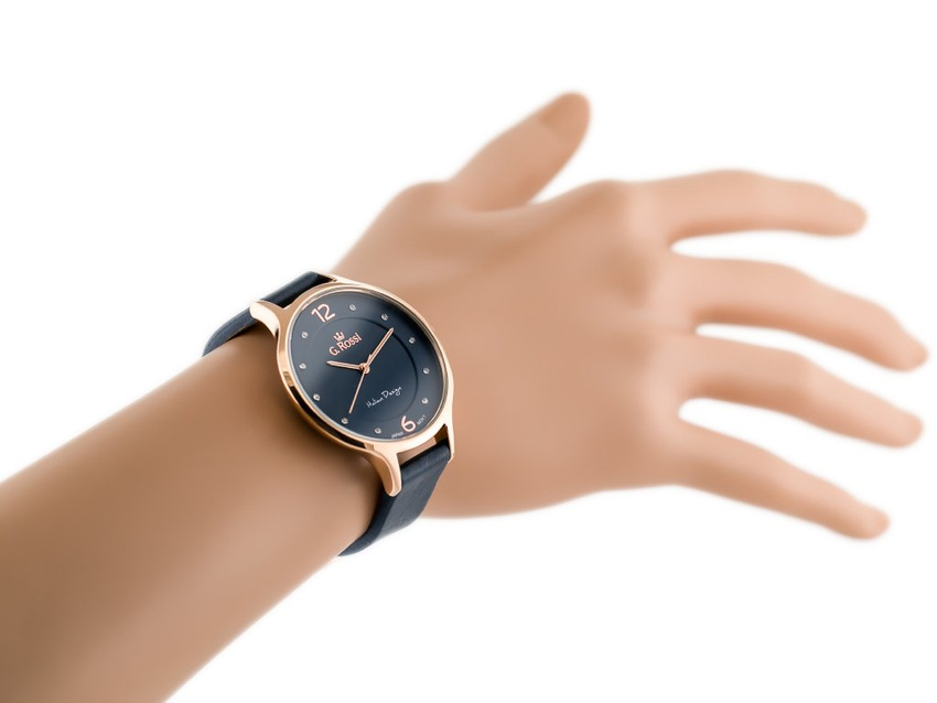 ZEGAREK DAMSKI G. ROSSI - 10411A-6F3 NA PASKU (zg714g) + BOX