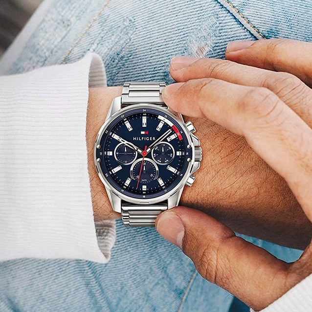 TOMMY HILFIGER MEN'S WATCH 1791788 MASON (zf035b) + BOX