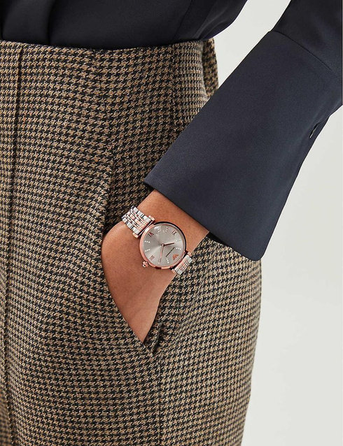 ZEGAREK DAMSKI EMPORIO ARMANI AR1840 - GIANNI T-BAR (zi526e)