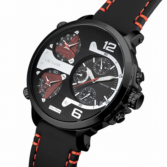 PAUL LORENS MALE WATCH - PL11706A2-1A3 (zg369b) + BOX