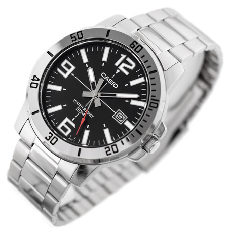 CASIO MEN'S WATCH MTP-VD01D-1BV + BOX