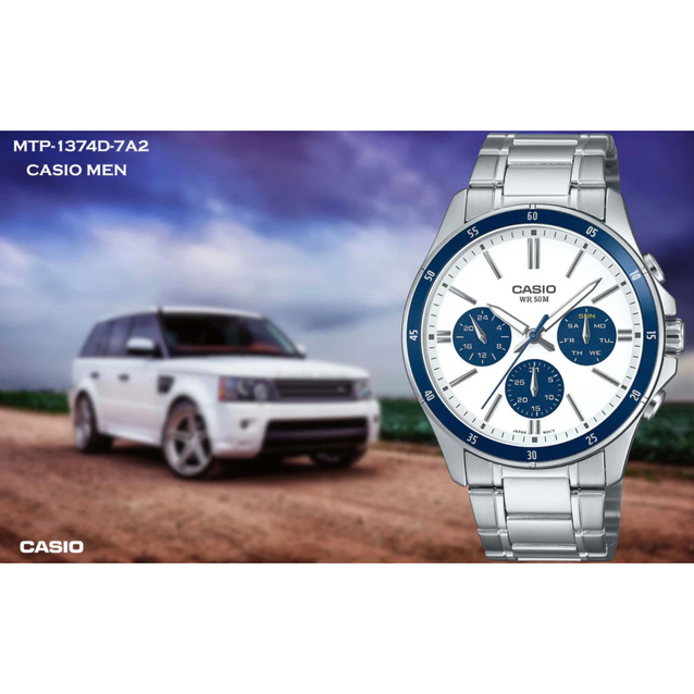 ZEGAREK MĘSKI CASIO MTP-1374D-7A2 (zd063f) + BOX