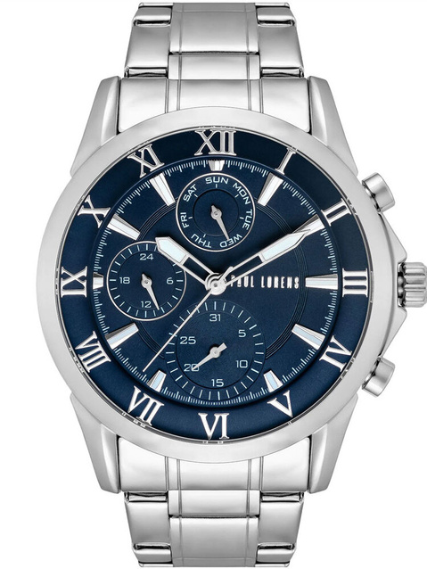PAUL LORENS MALE WATCH - PL3844B2-6C1 (zg363f) + BOX