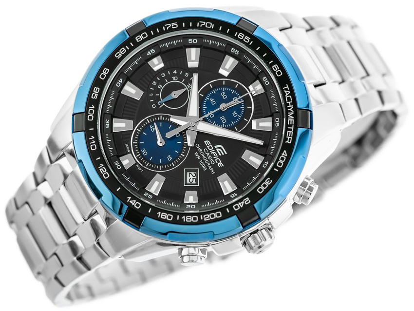 ZEGAREK MĘSKI CASIO EDIFICE EFR-539D-1A2 - 10ATM (zd114b) + BOX