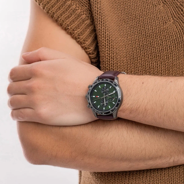 TOMMY HILFIGER MEN'S WATCH 1792017 Miles (zf113b) + BOX