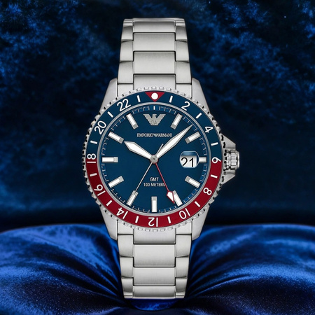 EMPORIO ARMANI MEN'S WATCH AR11590 - Diver GMT (zi112b)