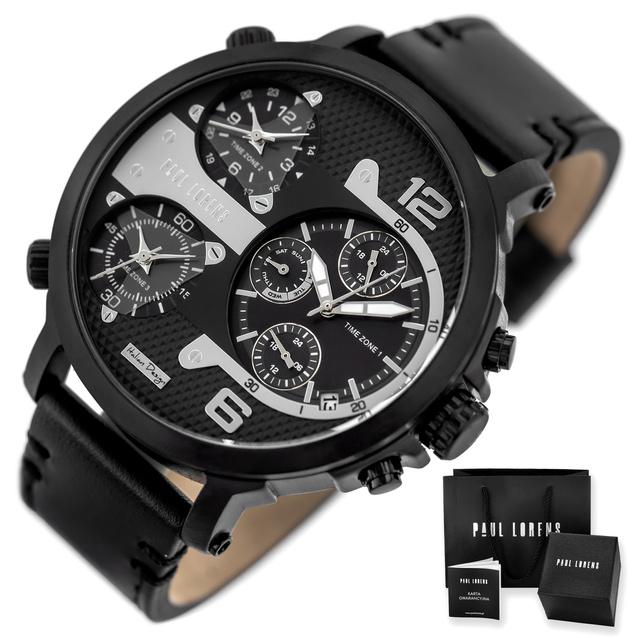 PAUL LORENS MALE WATCH - PL11706A2-1A5 (zg369c) + BOX