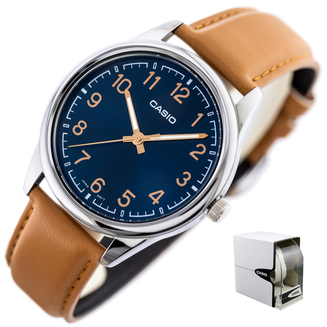 CASIO MEN'S WATCH MTP-V005L-2B4 (zd066i) + BOX