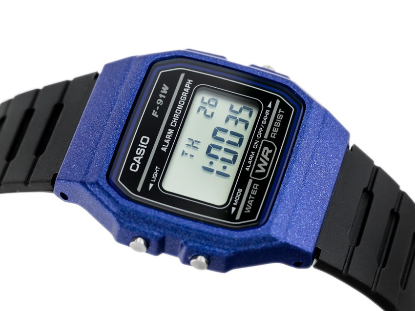 ZEGAREK MĘSKI CASIO F-91WM-2ADF (zd102e)  + BOX