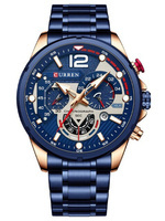 Blue || Rose gold