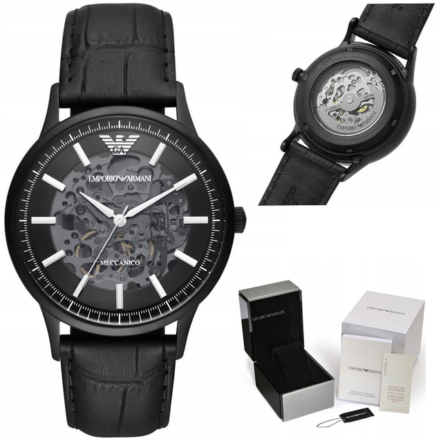 EMPORIO ARMANI SKELETON AUTOMATIC men's watch AR60042 (zi055c)