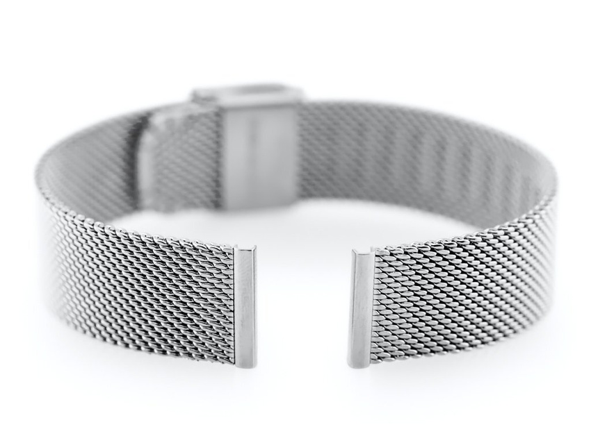 Pacific M6 bracelet - HQ mesh - silver 12mm