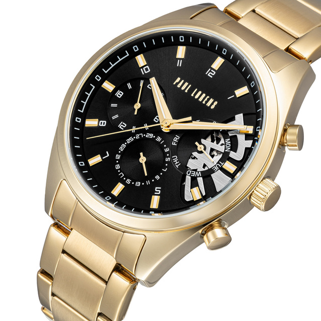 PAUL LORENS MALE WATCH - PL20003B-1D1 (zg387b) + BOX
