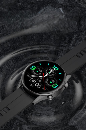 SMARTWATCH MĘSKI G. Rossi SW019-3 black/red (sg014c) PROWADZENIE ROZMÓW