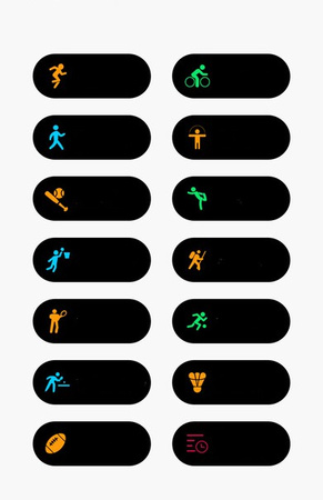 SMARTWATCH MĘSKI G. Rossi SW018-5 black/blue (sg012e) WŁASNE TARCZE