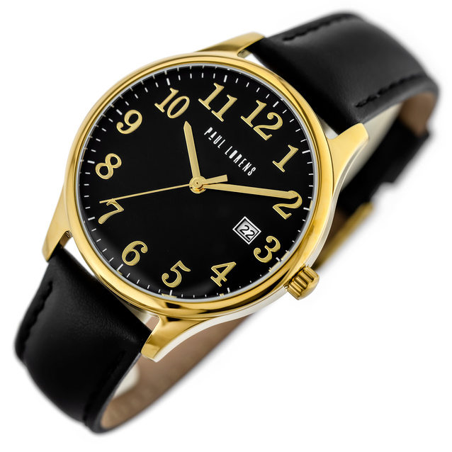 PAUL LORENS MALE WATCH - PL20016A-1A2 (zg380c) + BOX