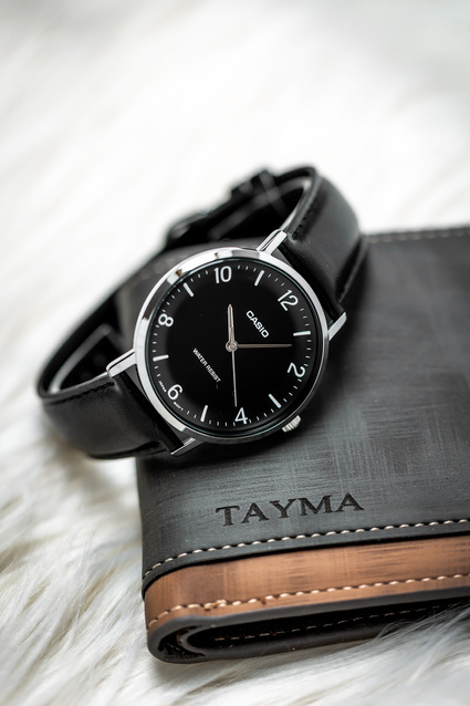 ZEGAREK MĘSKI CASIO  MTP-VT03L-1B + BOX