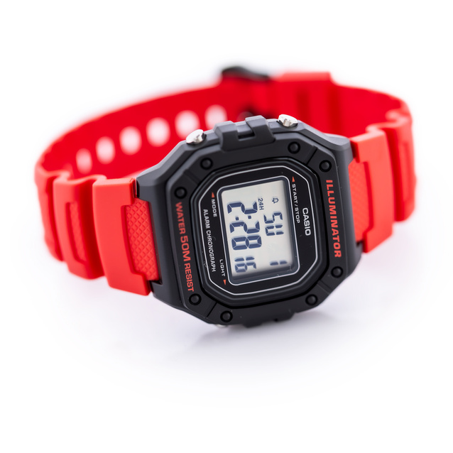 ZEGAREK MĘSKI CASIO W-218H-4B + BOX