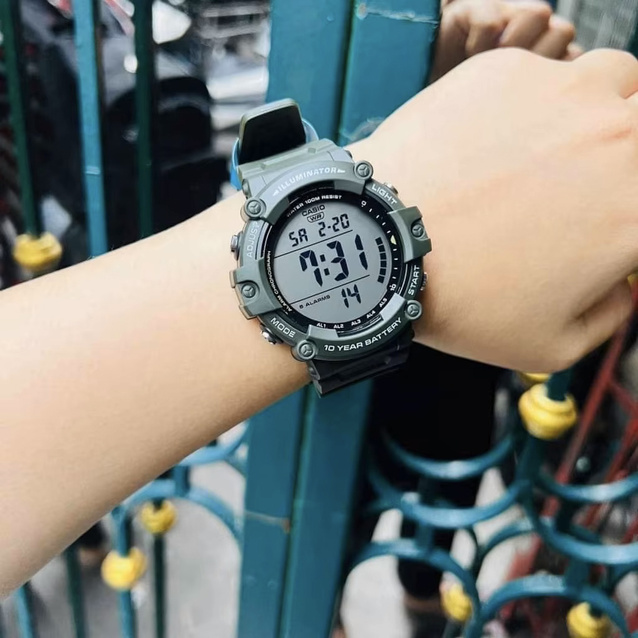 MEN'S WATCH CASIO SPORT ILLUMINATOR AE-1500WHX-3A + BOX