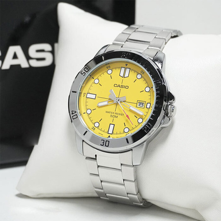 CASIO MEN'S WATCH MTP-VD01D-9E (zd185i) + BOX