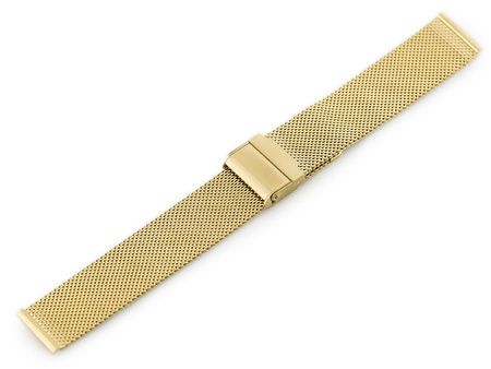 Bracelet 302G - HQ mesh - gold - 22mm