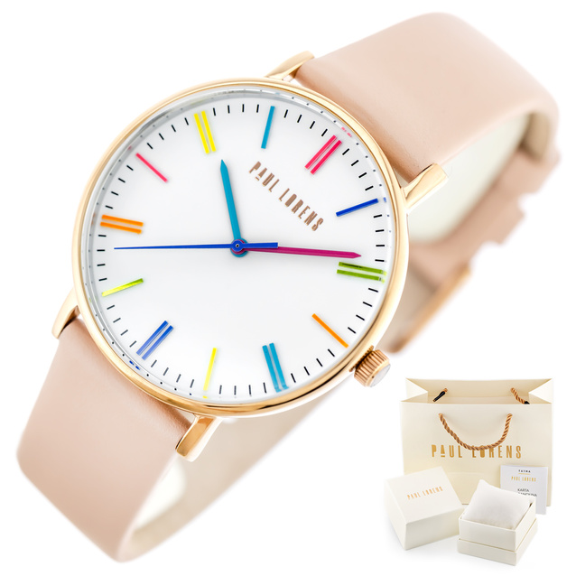 ZEGAREK DAMSKI PAUL LORENS 41mm PL12600A2-3E3  (zg586d) + BOX