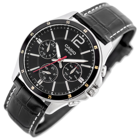 CASIO MEN'S WATCH MTP-1374L-1AV (zd064b) + BOX