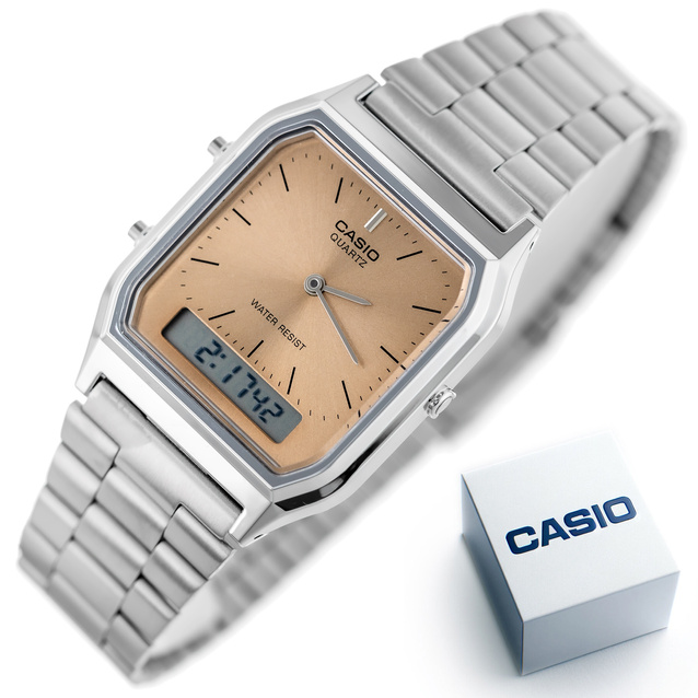 ZEGAREK UNISEX CASIO Vintage AQ-230A-4AMQYDF + BOX | Sklep Tayma.pl
