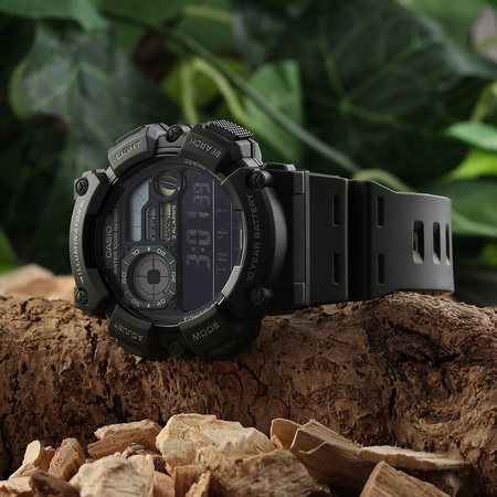 ZEGAREK MĘSKI CASIO Digital Moonphase WS-1500H-3B + BOX