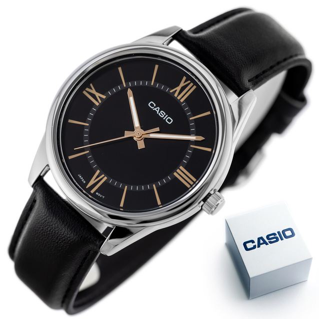 ZEGAREK MĘSKI CASIO MTP-V005L-1B5 +  BOX (zd225b)