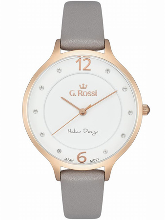 ZEGAREK DAMSKI G. ROSSI G.R10411A-3B4 NA PASKU (zg714h) + BOX