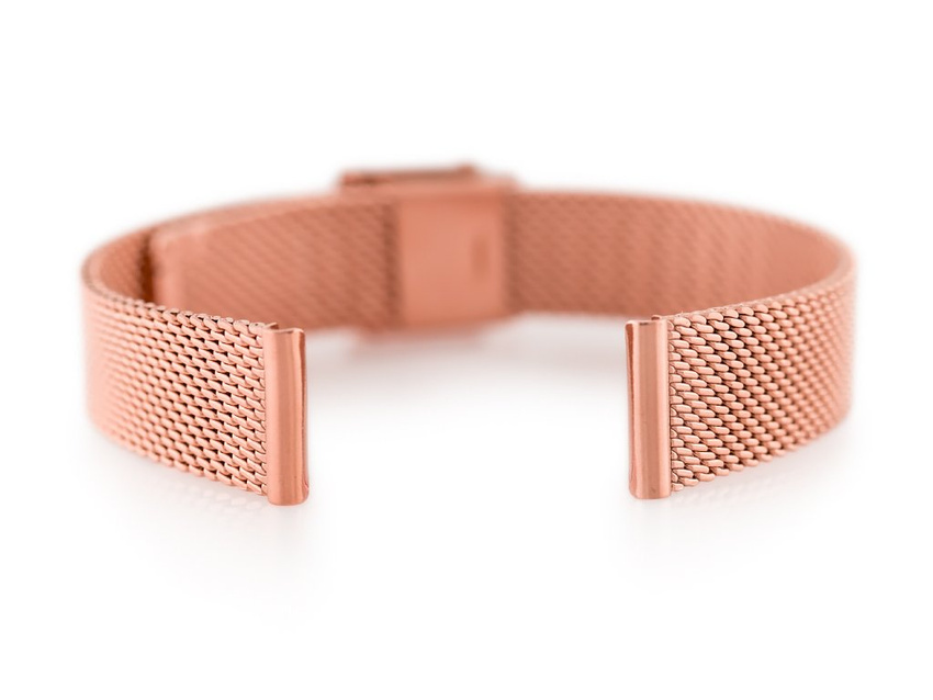 Bransoleta 302RG - siatka HQ - rosegold - 12mm