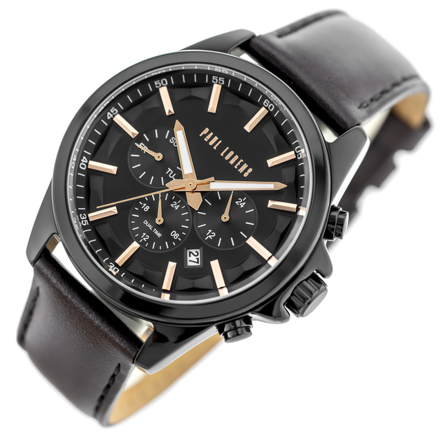 ZEGAREK MĘSKI PAUL LORENS - PL20010A-3B1 (zg379f) + BOX