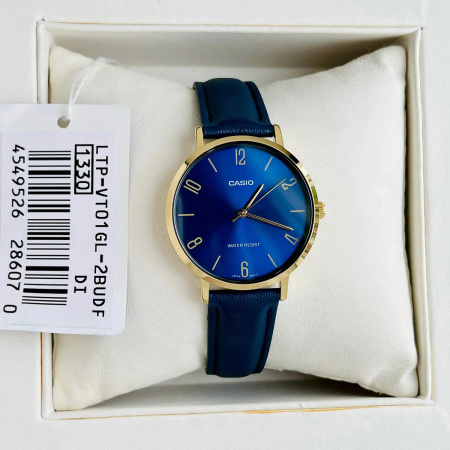 CASIO WOMEN'S WATCH LTP-VT01GL-2B + BOX