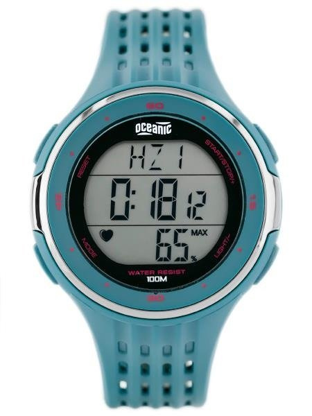 OCEANIC OC-103-04 MEN'S WATCH - PULSOMETER + BIRTH BELT - WR100 (ze012c)