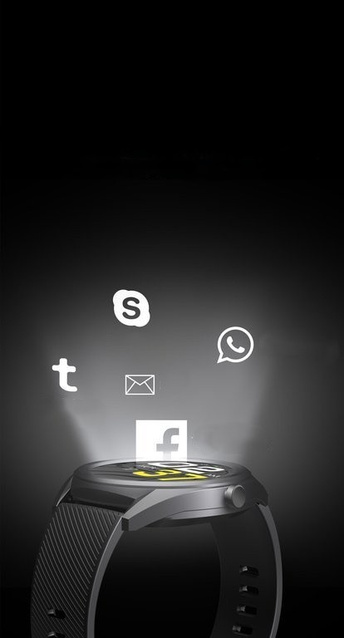 SMARTWATCH MĘSKI G. Rossi SW012-5 gold/gray + dodatkowa BRANSOLETA (sg007e)