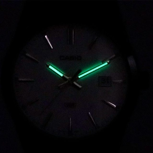 CASIO MEN'S WATCH MTP-VD03B-2A + BOX