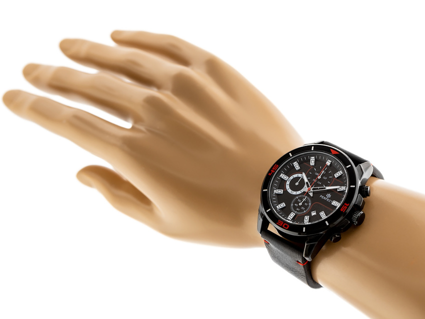 MEN'S WATCH PERFECT CH02L - CHRONOGRAPH (zp351d) + BOX