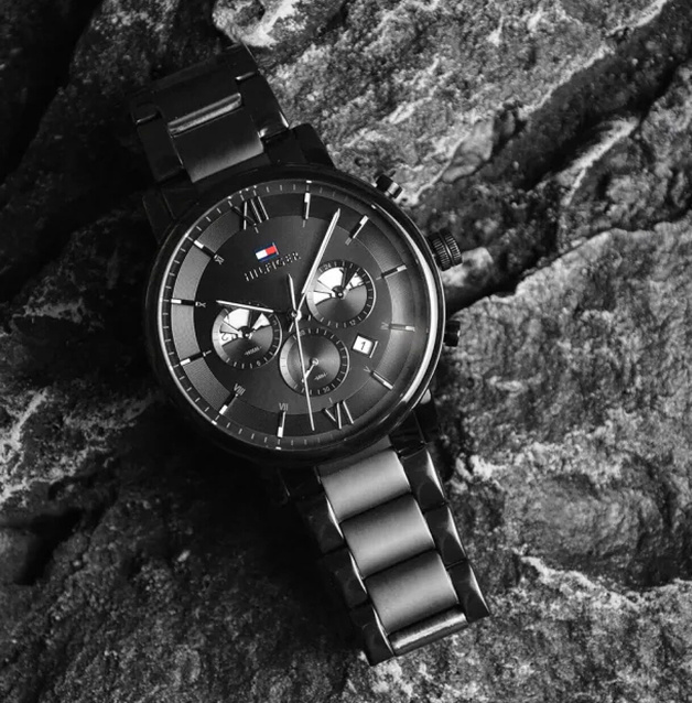 TOMMY HILFIGER MEN'S WATCH 1710410 EVAN (zf033a) + BOX