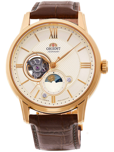 Zegarek Męski Orient Classic Sun & Moon RA-AS0010S10B + BOX