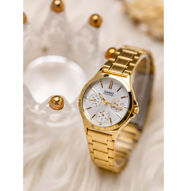 CASIO LTP-V300G-7A WOMEN'S WATCH (zd566b) + BOX