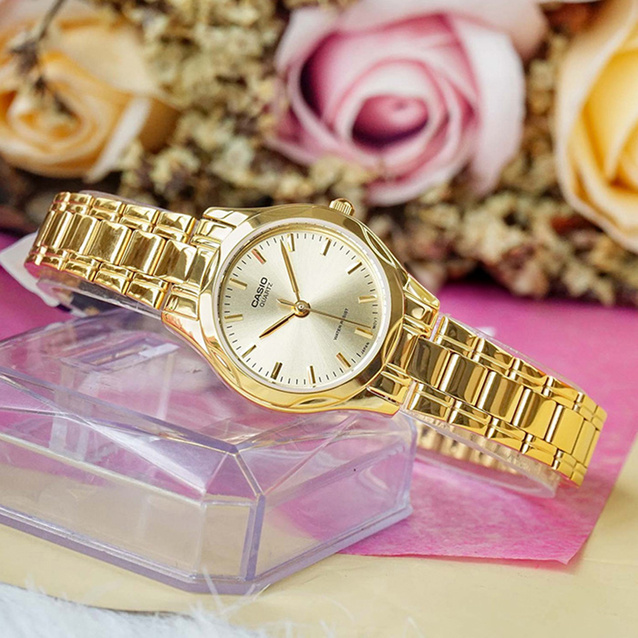 CASIO LTP-1275G-9A WOMEN'S WATCH (zd580c) + BOX